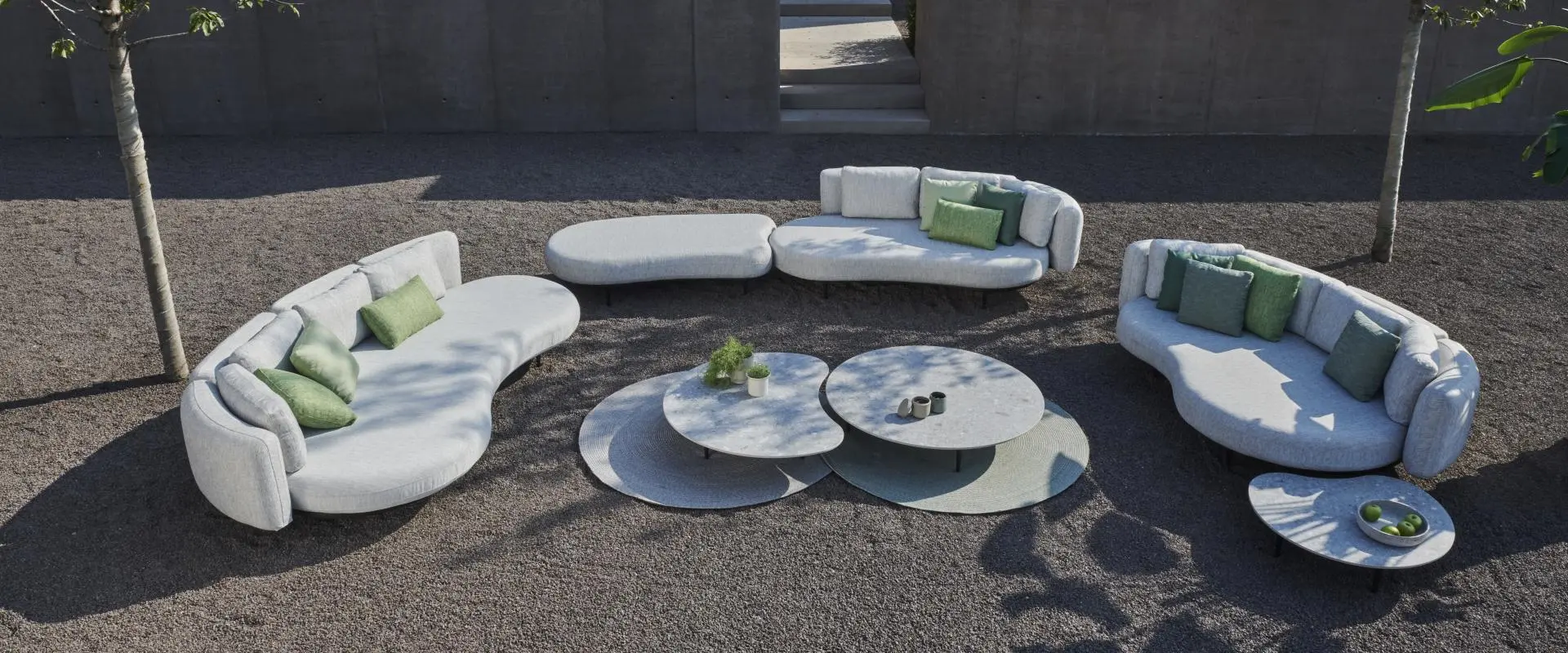 Sala de exterior premium en una terraza